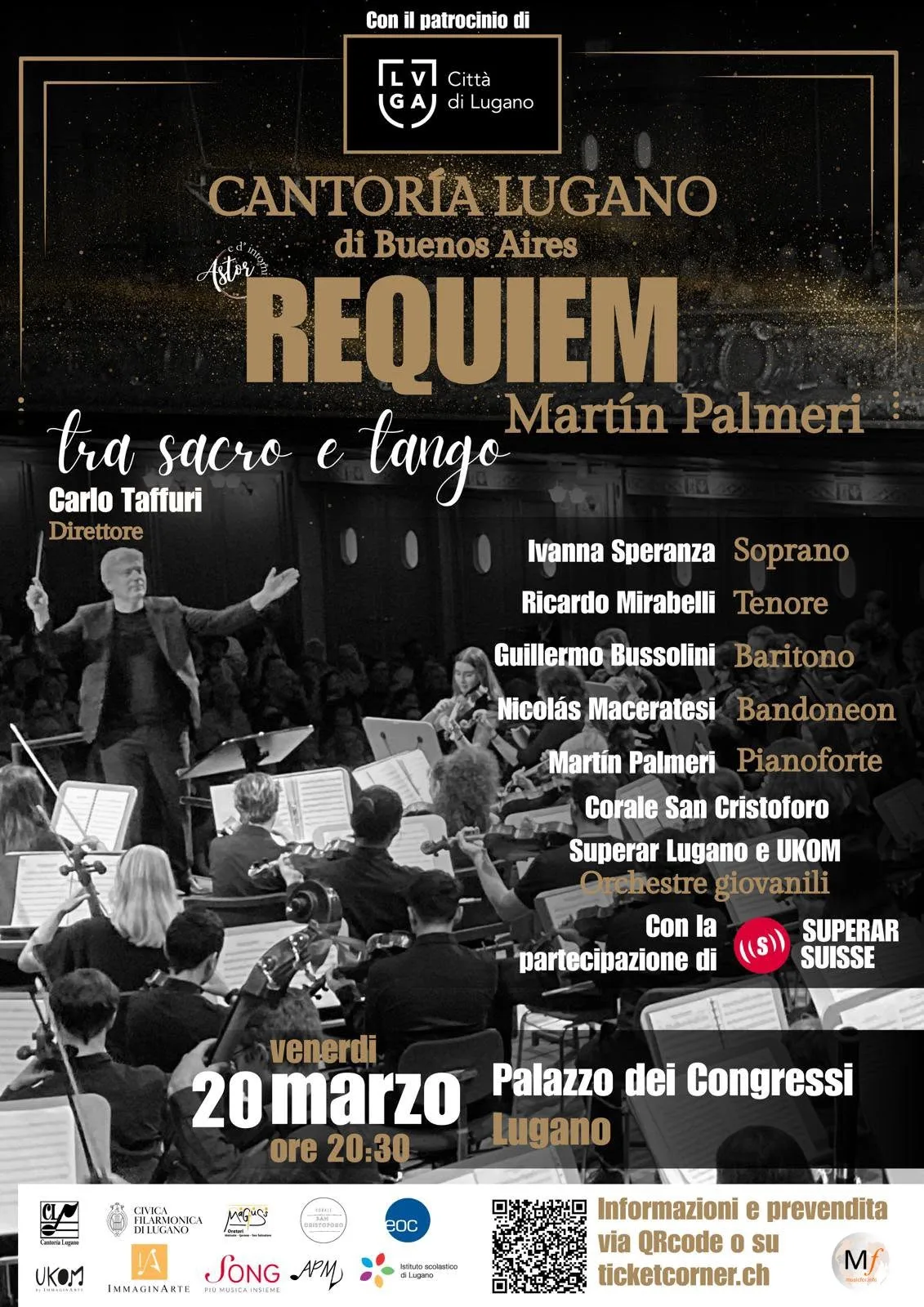 Cantoria Lugano Requiem Martin Palmeri 20 marzo 2026